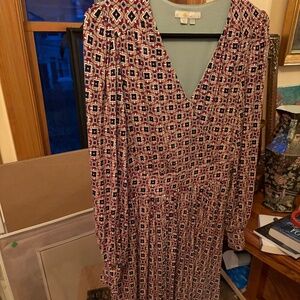 Boden Multicolor Fitted Bodice Suplice Dress, Bohemian, Peasant--6R US